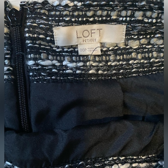 loft midi silver pear skirt with pockets - Picture 3 of 3